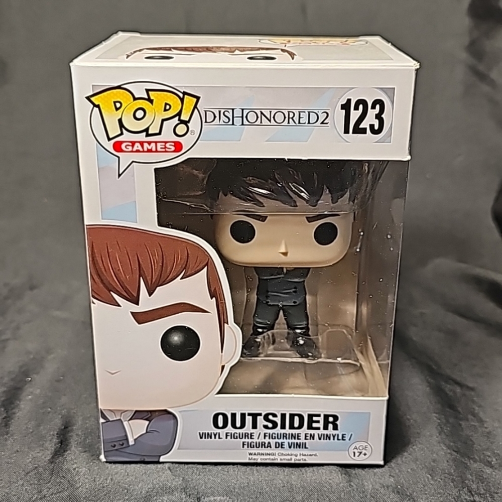 Funko - POP Games: Dishonored 2 - Outsider Vinyl Action Figure Box Damaged